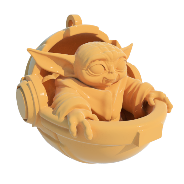 Baby yoda 3d