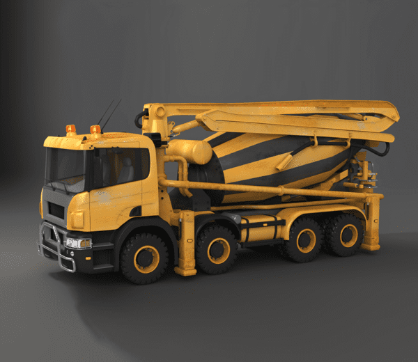 Mixer Truck 3d model