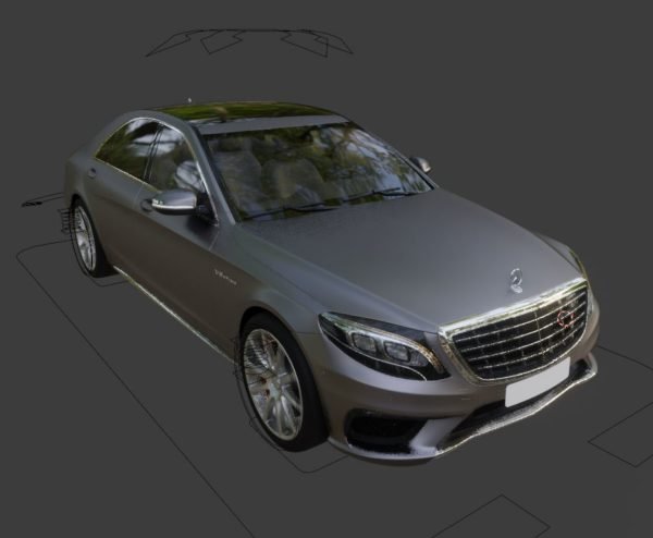 3d model cars mercedez