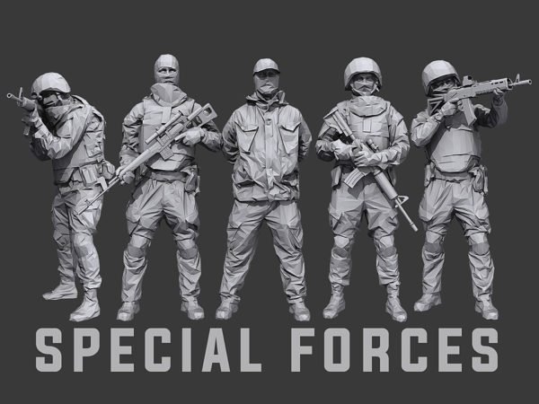 Military tactical 3d