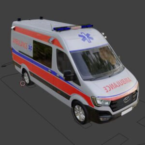 Modelo 3d Ambulancia