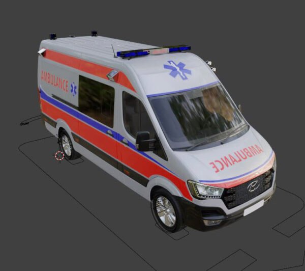 Modelo 3d Ambulancia