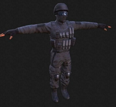 3d model swat fighter download