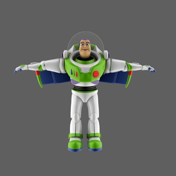 Modelo 3d buzz lightyear