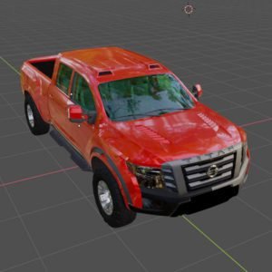 3d model cars nissan pickup