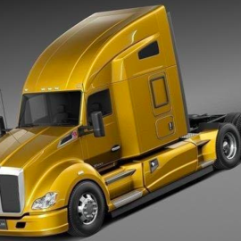 Modelo 3d Camión Kenworth