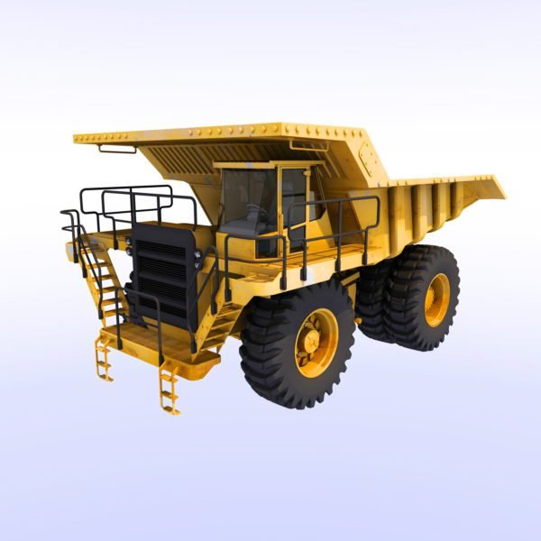 Modelo 3D de Camión Minero