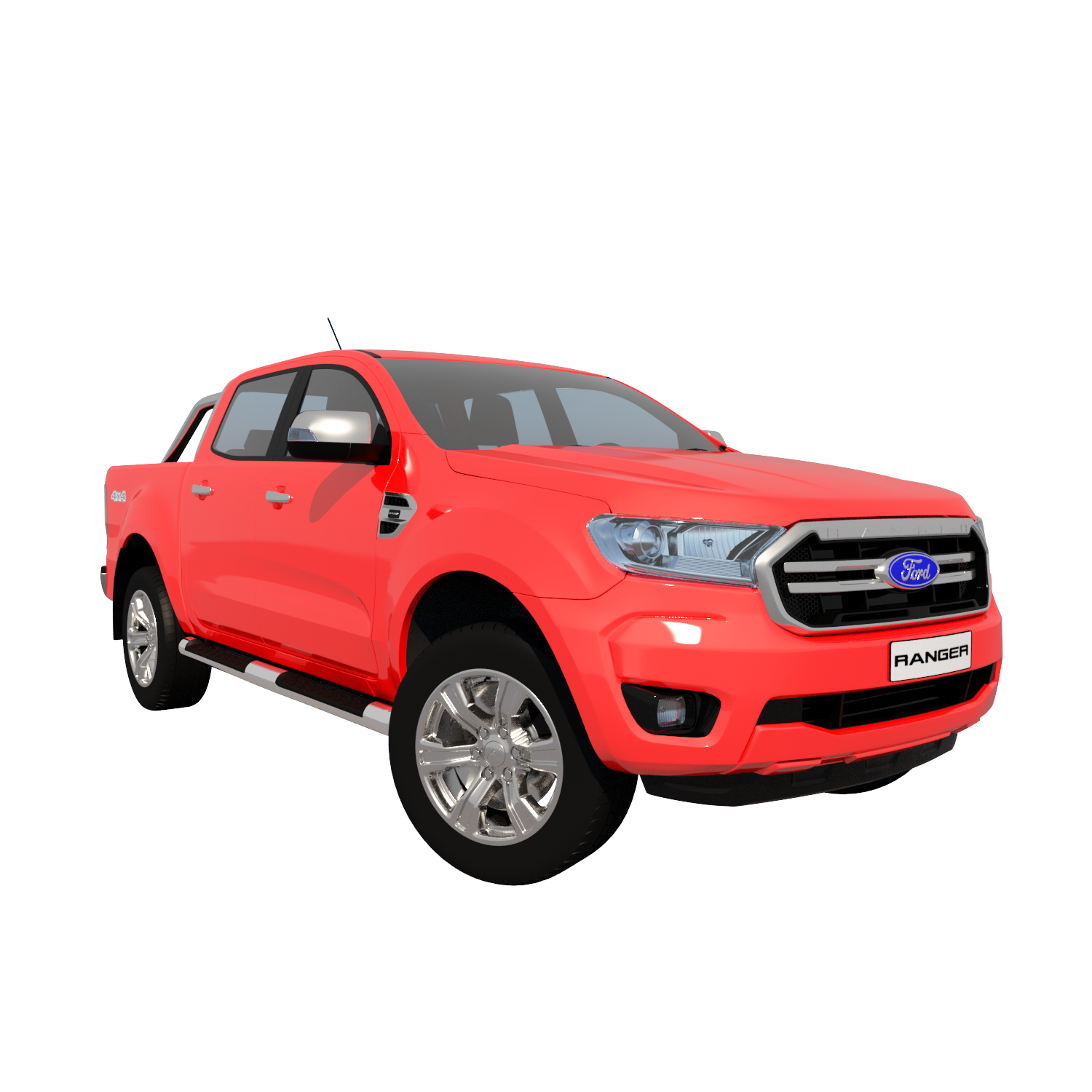 Ford rangers 2023 3d model