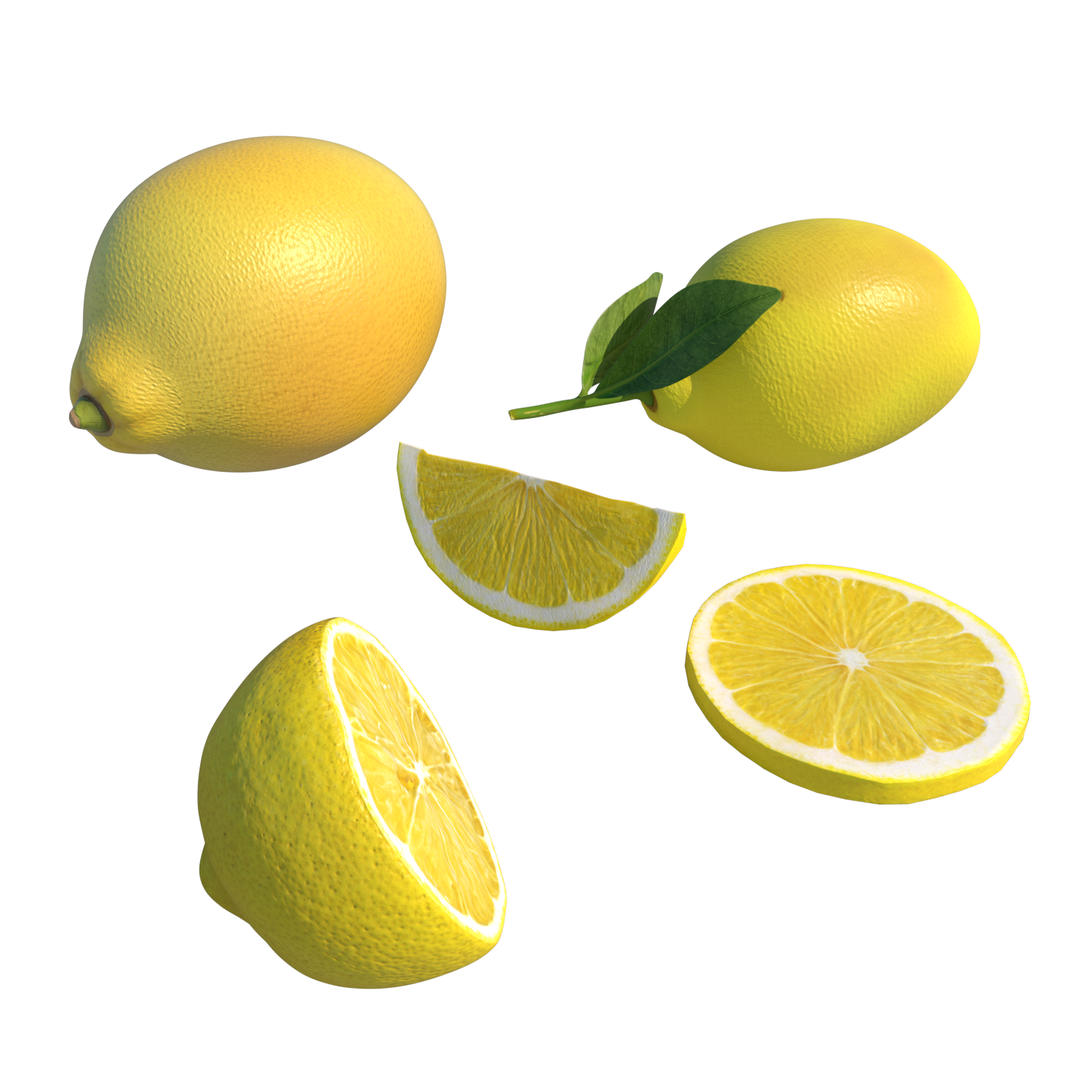 lemon 3d model