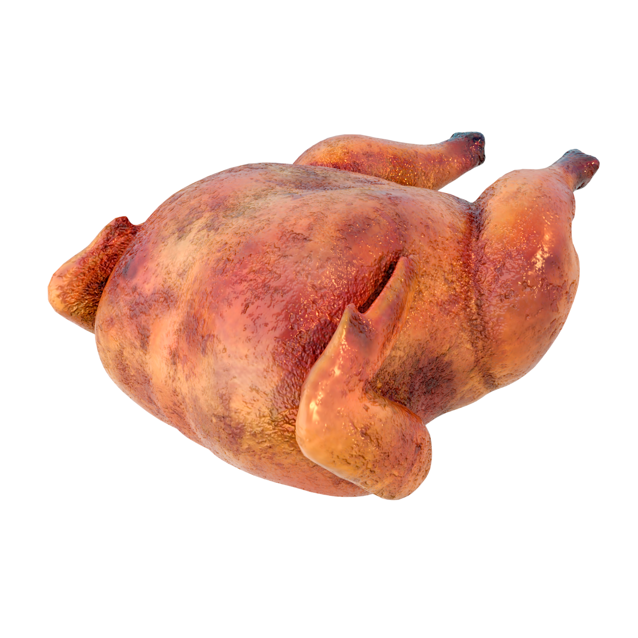Modelo 3d Pollo asado