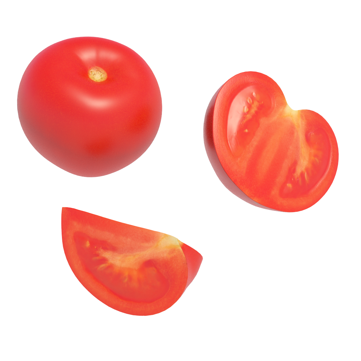 Modelo 3d tomates