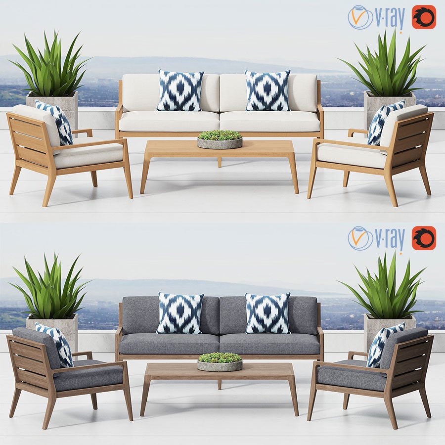 Outdoor-Sofa-3D-Model